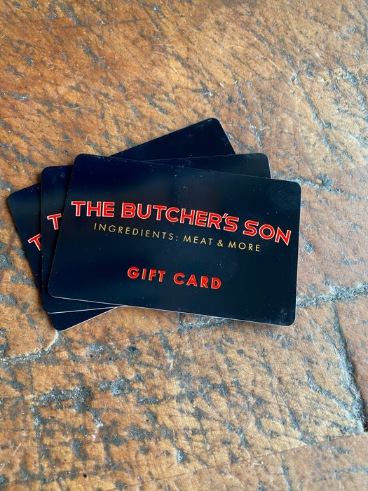 ONLINE GIFT CARDS - BUTCHER'S SON